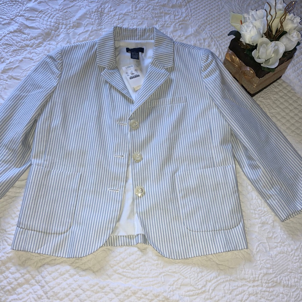 J.Crew striped blazer